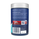 Supplement container with label on a white background