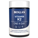Bioglan Vitamin K2 supplement container on a white background