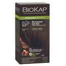 Biokap Nutricolor Delicato 6.06 Dark Blond Havana Permanent Hair Dye on a white background