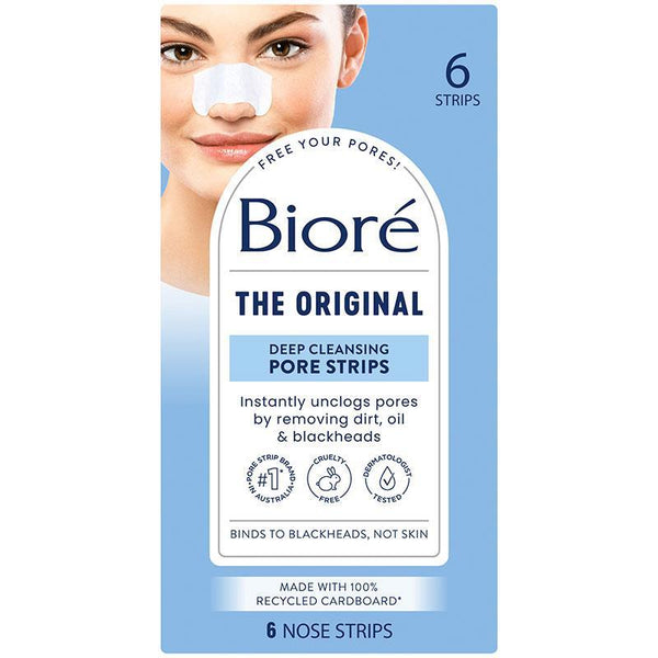 Biore Original Deep Cleansing Pore Strips 6 Pack