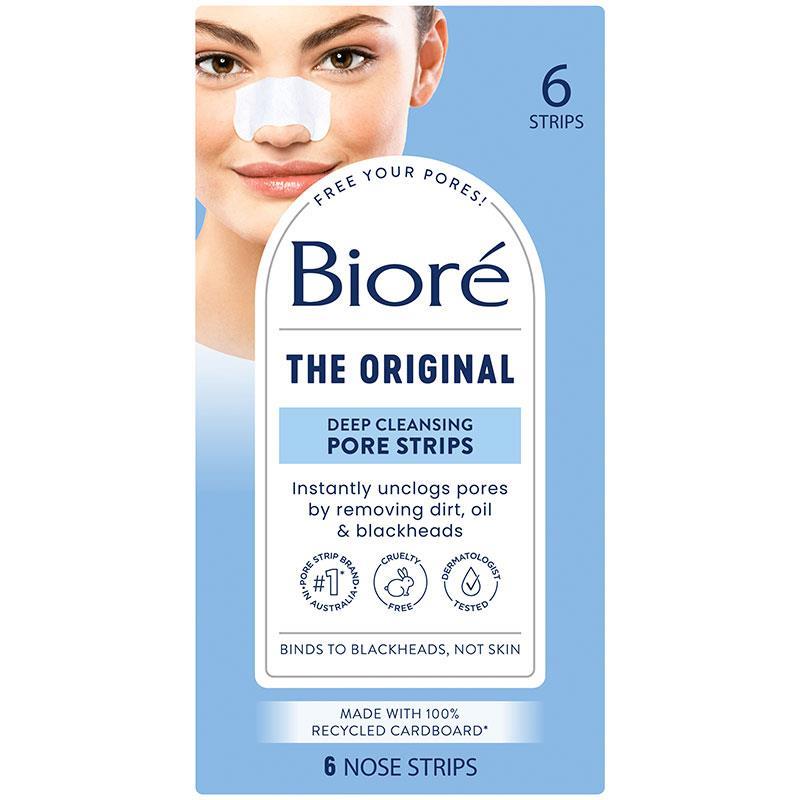 Biore Original Deep Cleansing Pore Strips 6 Pack