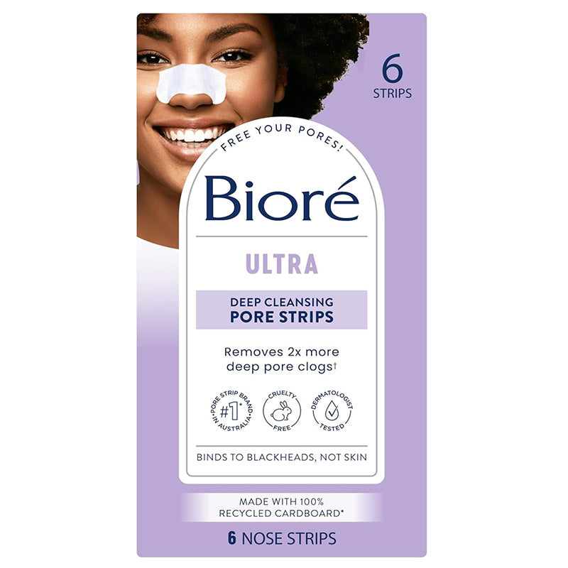 Biore Ultra Deep Cleansing Pore Strips 6 Pack