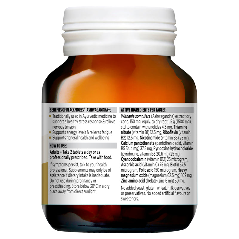 Blackmores Ashwaganda 60 Tablets