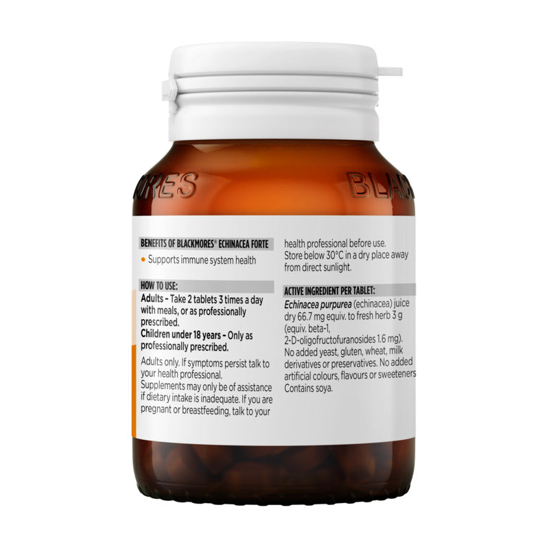 Blackmores Echinacea Forte 3000mg 40 Tablets
