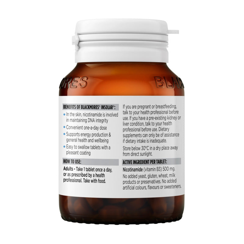 Blackmores Insolar High Strength B3 60 Tablets