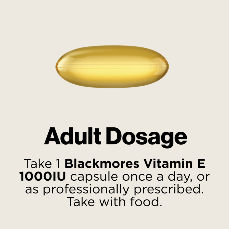 Blackmores Vitamin E 1000Iu 100 Capsules
