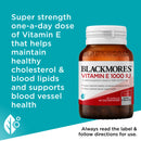 Blackmores Vitamin E 1000IU 30 Capsules