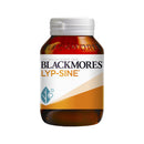 Blackmores Lyp-Sine supplement bottle on a white background