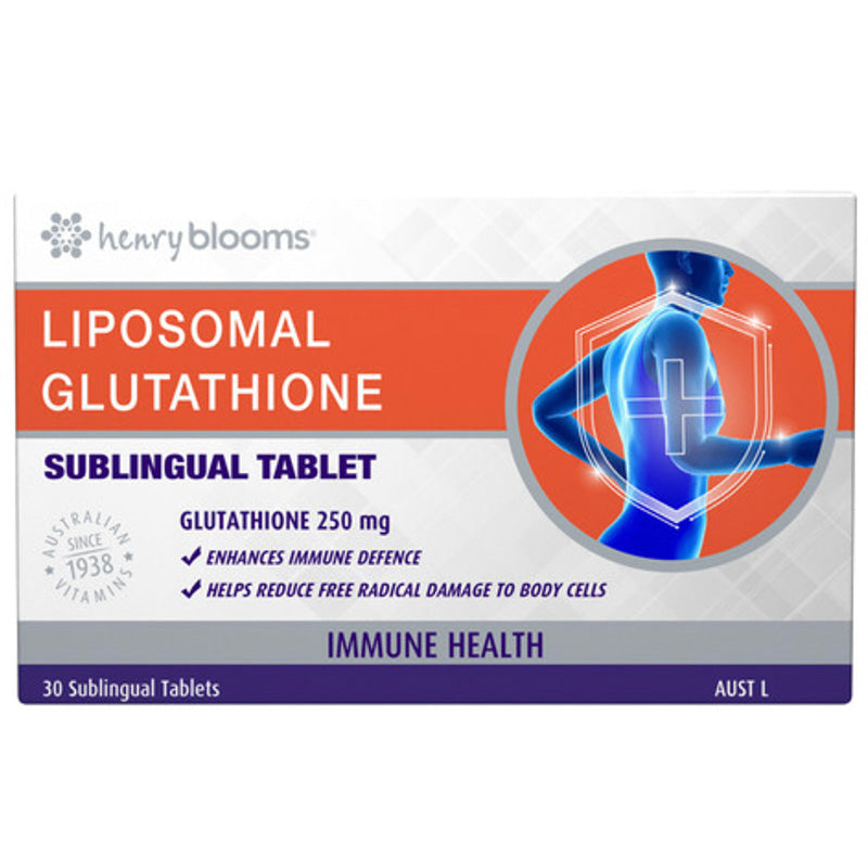 Blooms Liposomal Sublingual Glutathione 250Mg 30 Tabs