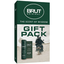 BRUT gift pack with two products on a white background