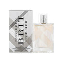 Burberry Brit for Her perfume bottle and packaging on a white background