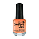 CND Creative Play nail polish bottle in peach color on a white background