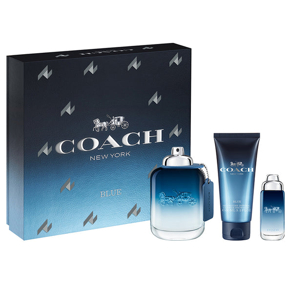 Coach Man Blue Gift Set (100ml Edt, 100ml Shower Gel & 15ml Edt