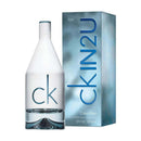 Calvin Klein CK IN2U perfume bottle and packaging on a white background