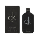 Calvin Klein 'ck be' perfume bottle and packaging on a white background