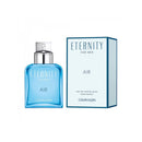 Calvin Klein Eternity Air for men perfume bottle and packaging on a white background