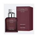 Calvin Klein Eternity for Men perfume bottle and packaging on a white background