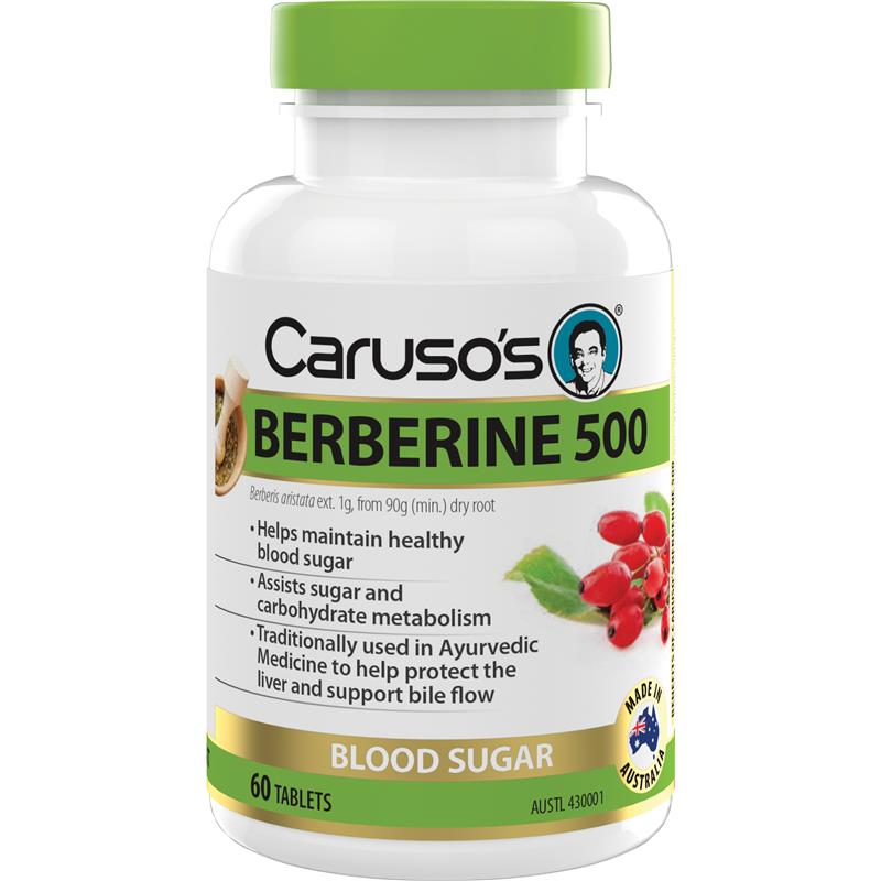 Caruso's Berberine 500 60 Tablets