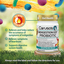 Carusos Indigestion EZE Probiotic - 50 Hard Capsules