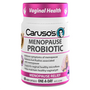 Caruso's Menopause Probiotic container on a white background