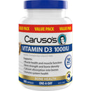 Carusos Vitamin D3 1000IU - 500 Capsules