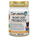 Carusos Bloat Less Probiotic - 42 Hard Capsules on a white background