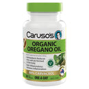 Carusos Organic Oregano Oil - 60 Capsules on a white background
