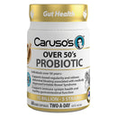Carusos Over 50's Probiotic - 60 Capsules on a white background