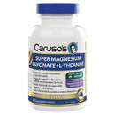 Carusos Super Magnesium Glycinate + L-Theanine - 60 Tablets on a white background