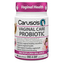 Carusos Vaginal Care Probiotic - 60 Hard Capsules on a white background