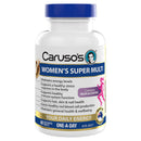 Carusos Women's Super Multi - 60 Film Coated Tablets on a white background
