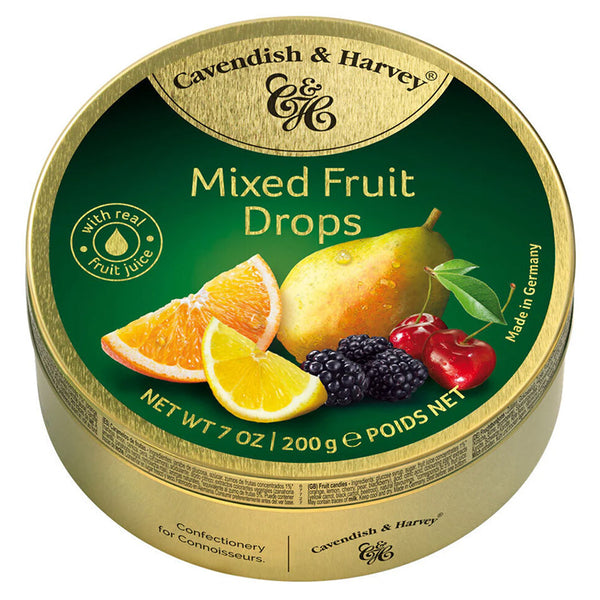 Cavendish & Harvey Tin Mixed Fruit Drops 200g