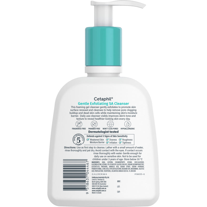 Cetaphil Gentle Exfoliating SA Cleanser 236ml