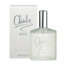 Revlon Charlie White perfume bottle and packaging on a white background