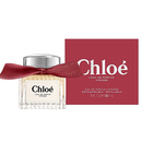 Chloe perfume bottle with red ribbon and packaging on a white background