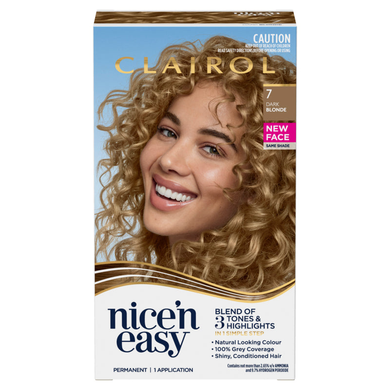 Clairol Nice 'N Easy 7 Natural Dark Blonde Permanent Hair Colour