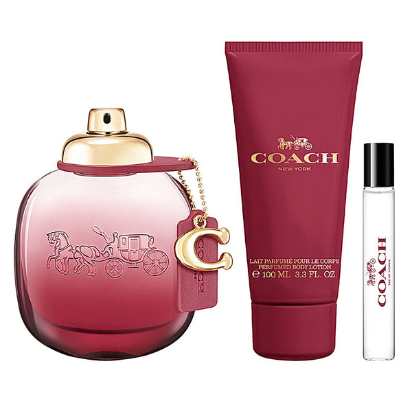 Coach Wild Rose 3 Piece Gift Set