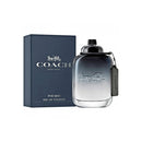Coach men's eau de toilette with packaging on a white background