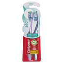 Colgate 360° Whole Mouth Clean Manual Toothbrush Medium 2 Pack