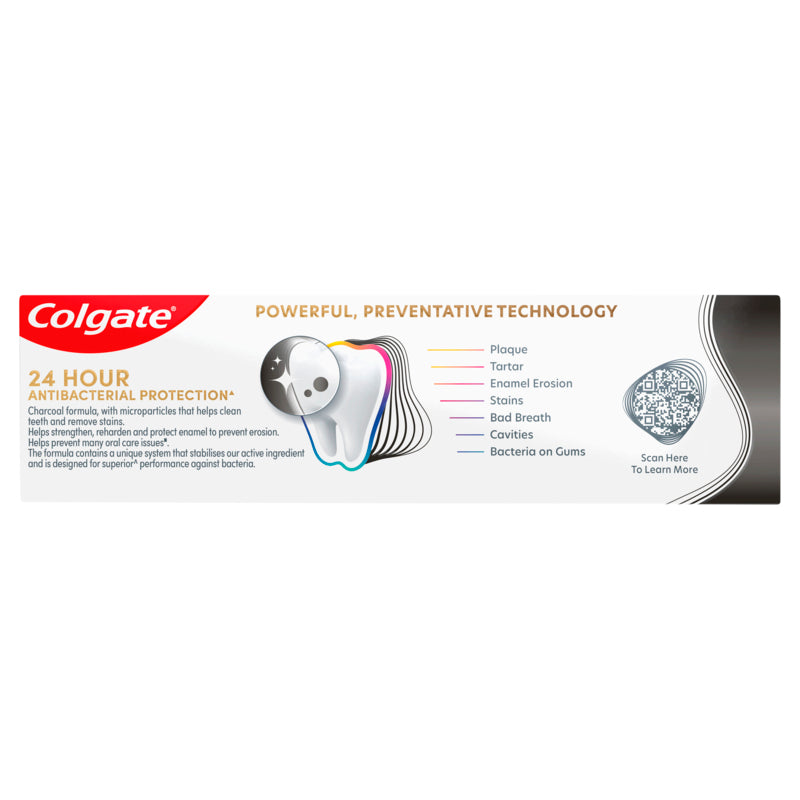 Colgate Total Charcoal Deep Clean Antibacterial Toothpaste 115g