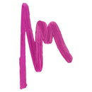 Wavy line of purple paint on a white background