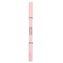 A pink eyebrow pencil with a matching cap, featuring the brand name 'IVERG' and the product name 'EYEBROW BROW' printed on the barrel, set against a plain white background.