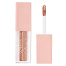 Covergirl Exhibitionist Liquid Glitter Eyeshadow - Golden Magic with its applicator on a white background