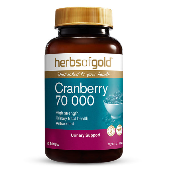 Herbs Of Gold Cranberry 70 000 50tabs
