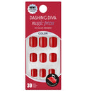 Dashing Diva Magic Press Peel and Stick Gel Nails - Red Pop Short