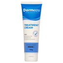 Dermeze treatment cream tube on a white background