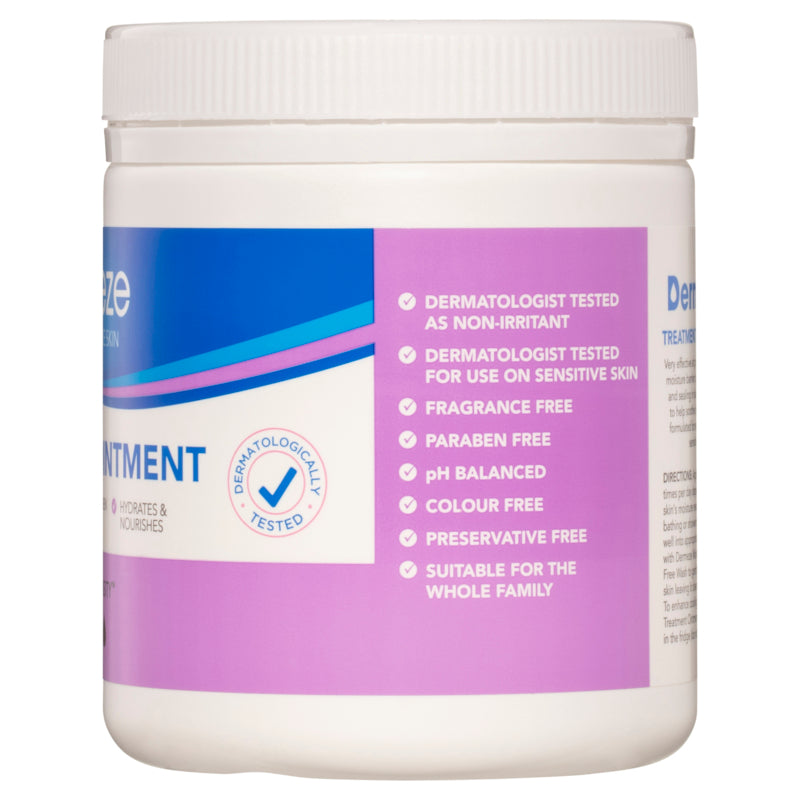 White jar with a purple label on a white background