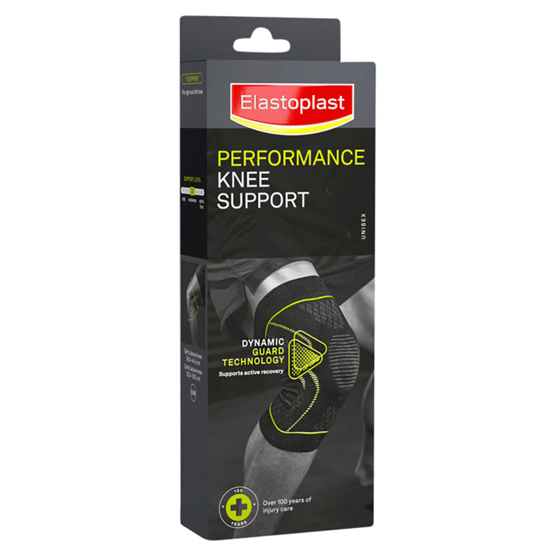 Elastoplast Performance Knee Support packaging on a white background