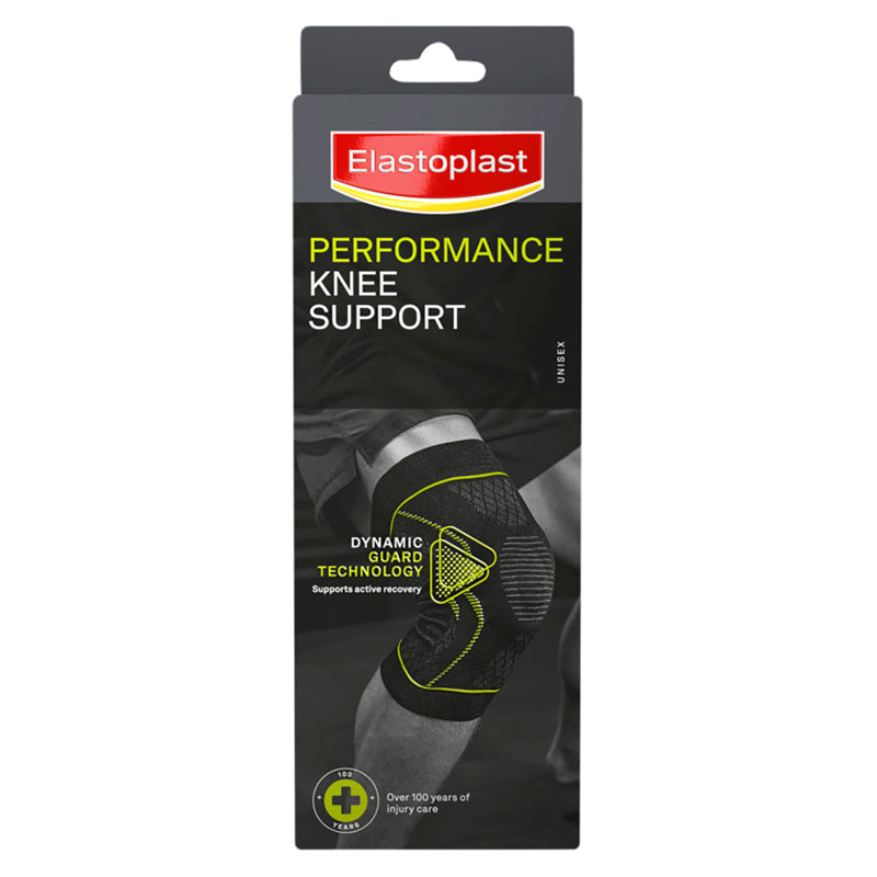 Elastoplast Performance Knee Support packaging on a white background