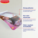Elastoplast plaster with features highlighted on a white background